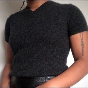 Dark grey cashmere sweater